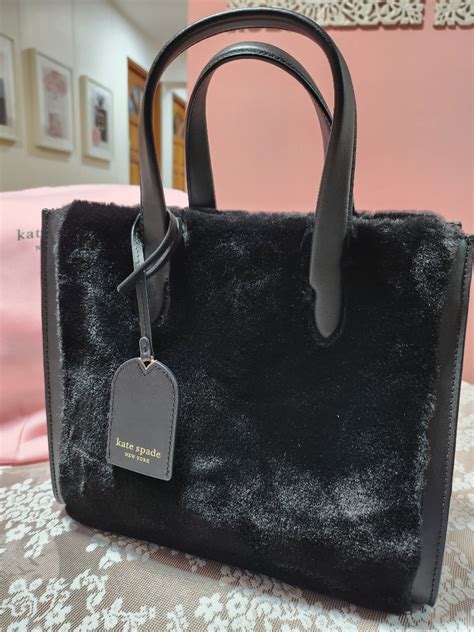 kate spade furry bag